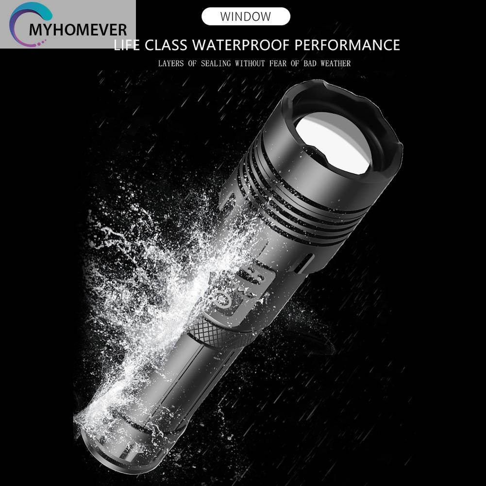 Đèn Pin XHP70 / XHP160 COB LED 1500LM / 1800LM Chống Thấm Nước IPX4 Sạc USB Tiện Dụng