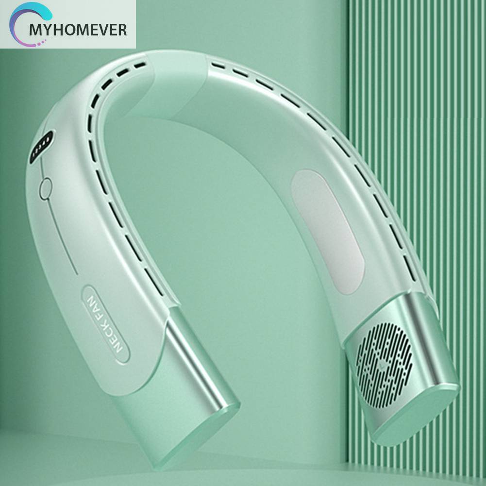 Quạt Đeo Cổ 3000mAh Rảnh Tay Dùng Trong Nhà Và Ngoài Trời