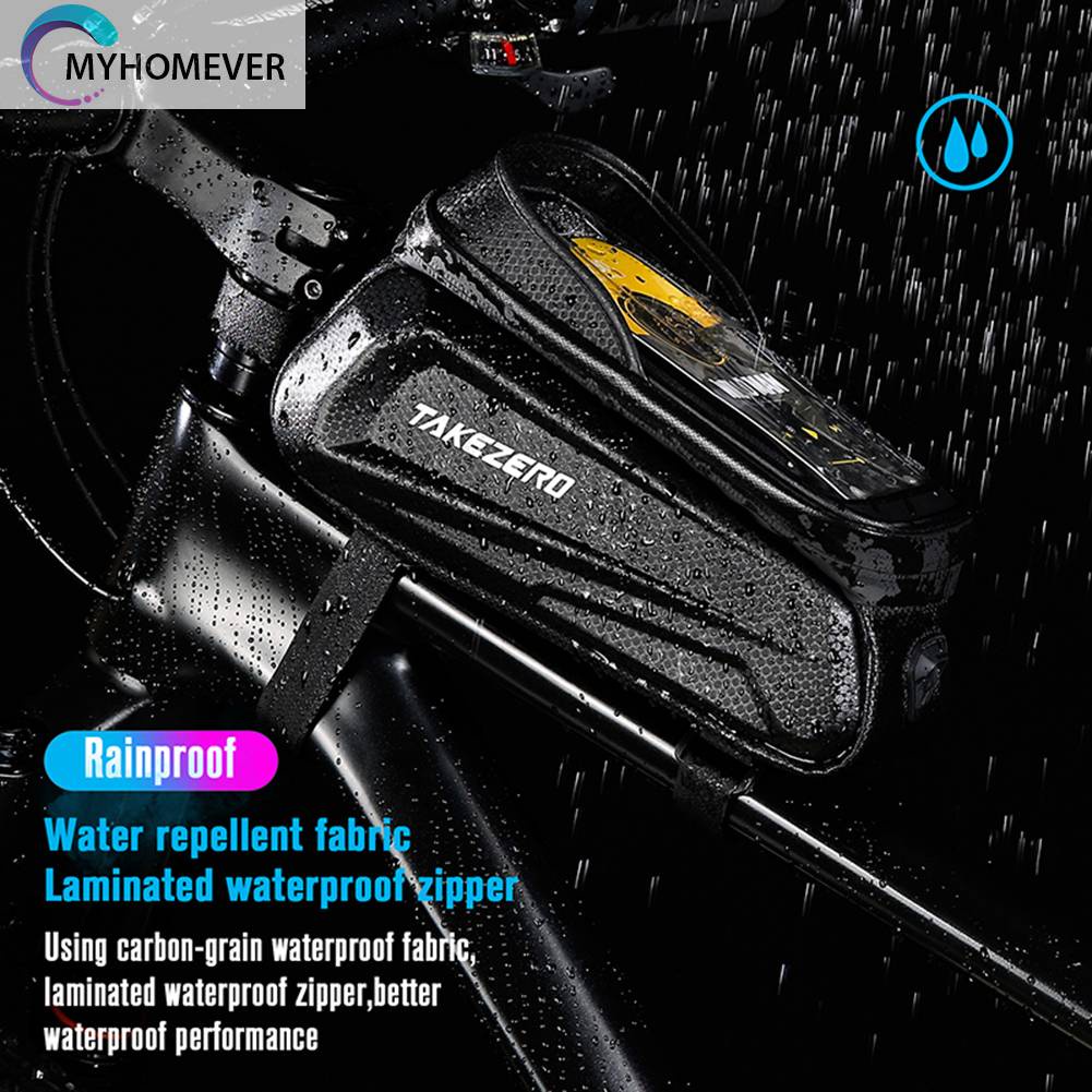 Ốp Điện Thoại EVA Cứng Kèm Giá Đỡ Màn Hình Cảm Ứng 1L Chống Thấm Nước Cho Xe Đạp TAKEZERO