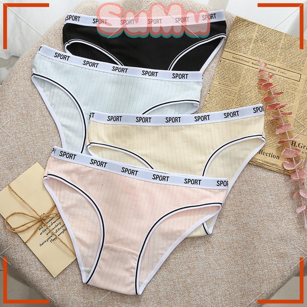 SUMU Quần Lót Thể Thao Thiết Kế Năng Động Hợp Thời Trang Cho Bạn Gái