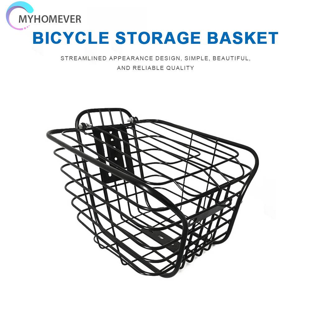 Giỏ Xe Đạp Bằng Kim Loại Có Vỏ Bọc Tiện Dụng