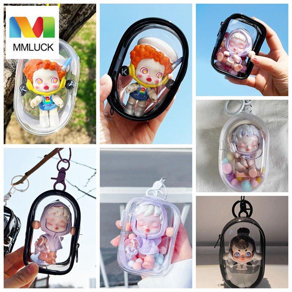 MMLUCK Túi Đựng Búp Bê Bằng PVC Trong Suốt Dày Dặn Tiện Dụng