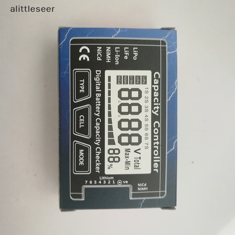 Thiết Bị Kiểm Tra Điện Áp 7 Số Cho LiPo Life Li-ion NiMH Nicd Cell Meter n