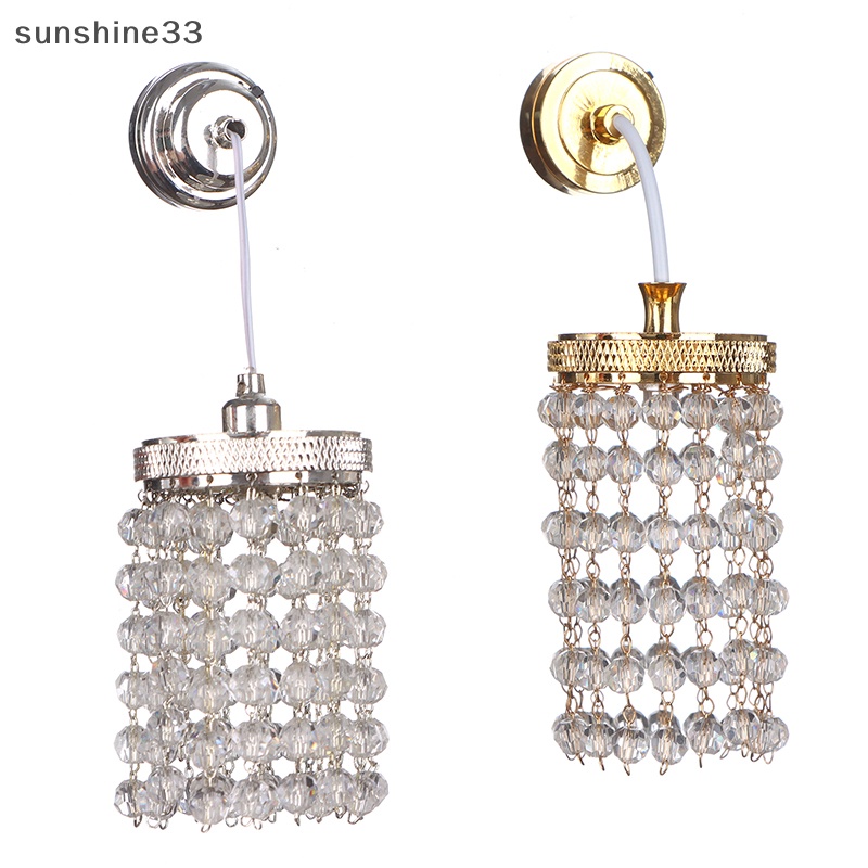 Đèn Trần Pha Lê Trang Trí Nhà Búp Bê Tỉ Lệ 1: 12