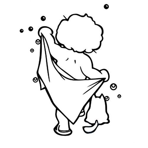 Miếng Dán Tường Hình Mắt Kính Vui Nhộn Chống Thấm Nước Có Thể Tháo Gỡ Cho Phòng Tắm