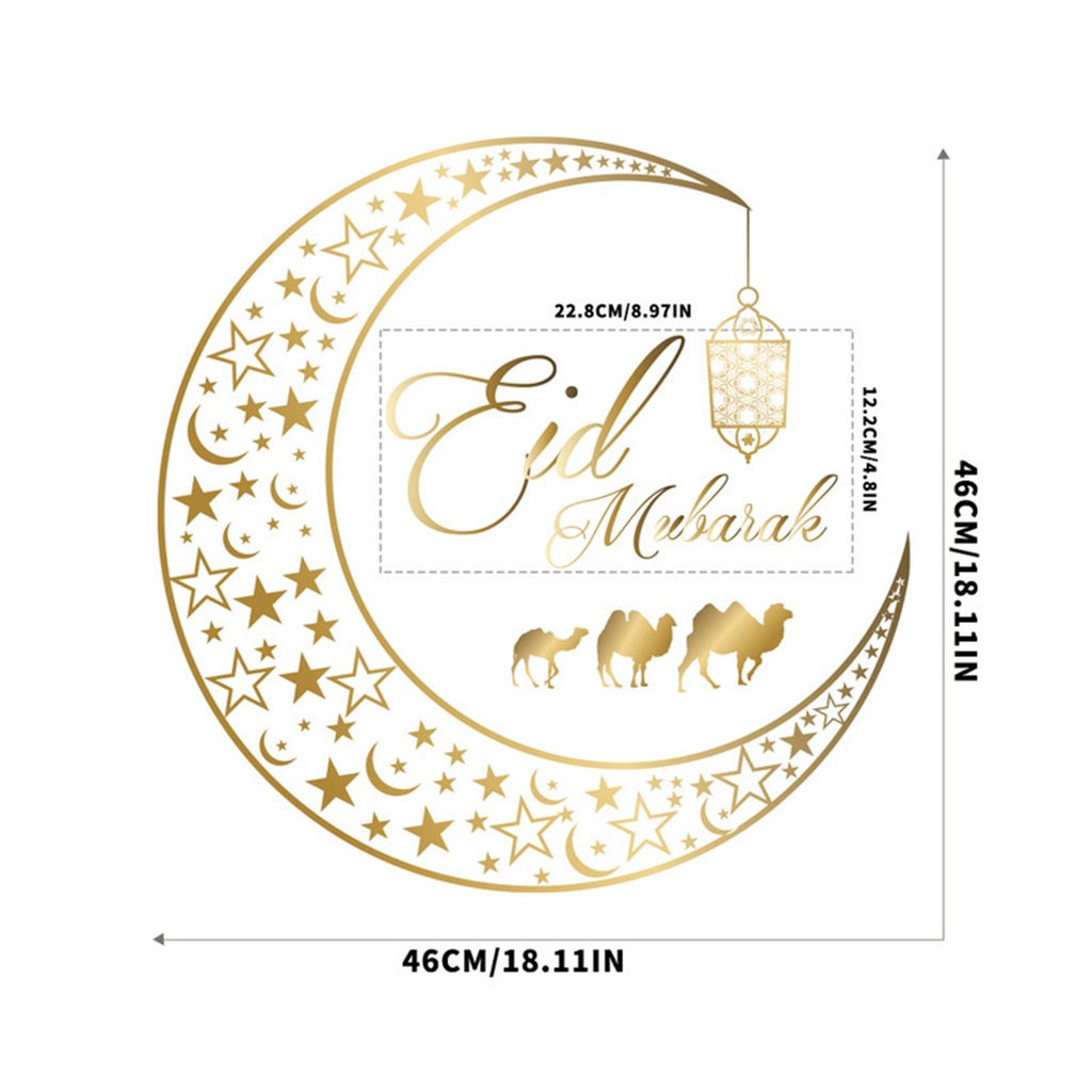 (Bất Ngờ) Hình Dán Tường Mặt Trăng Ngôi Sao Màu Sắc Đơn Giản Tự Dính Bằng PVC Chống Ẩm Trang Trí Tiệc Tùng DIY