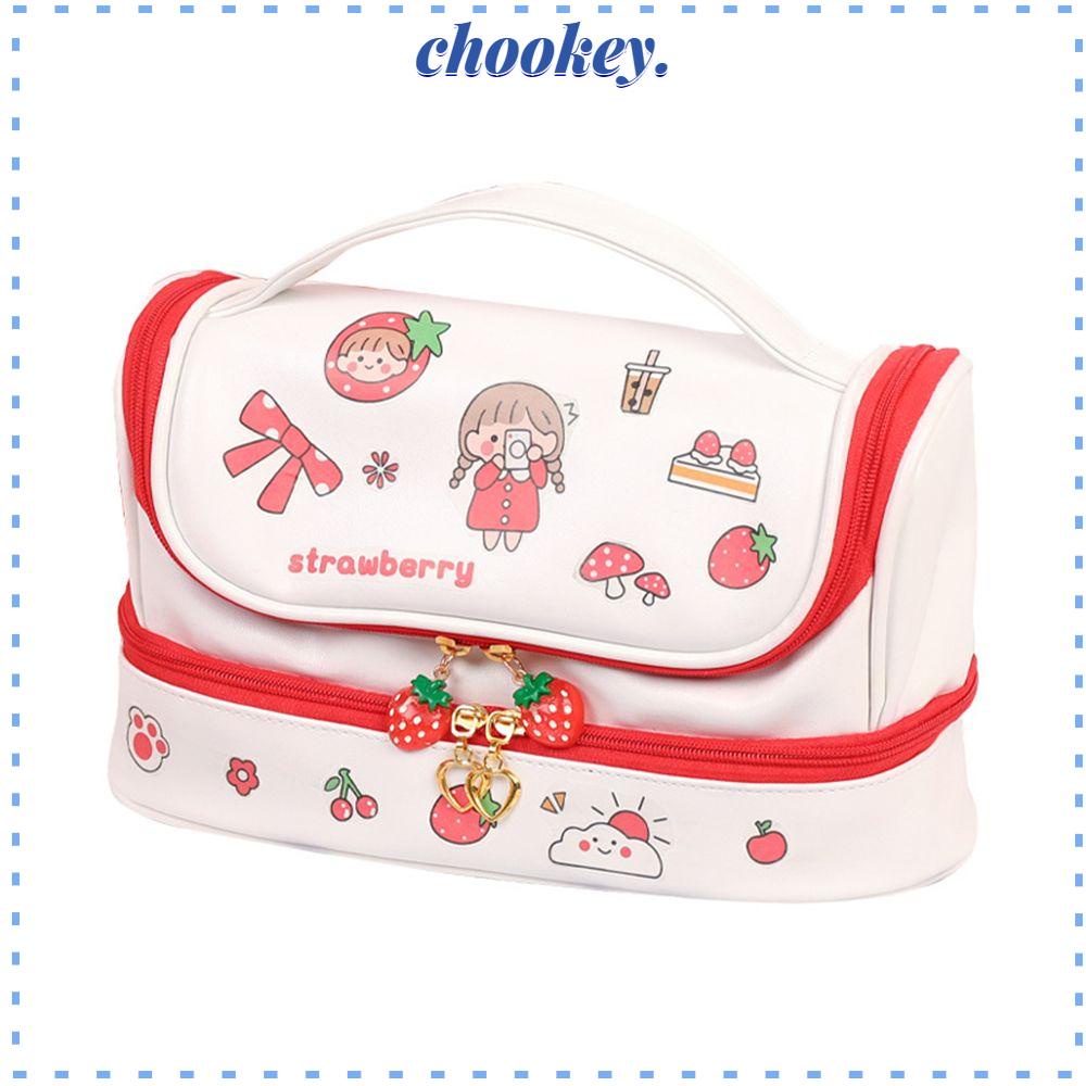 CHOOKEY Túi Đựng Bút Chống Bụi Bẩn Thiết Kế Dễ Thương Tiện Dụng