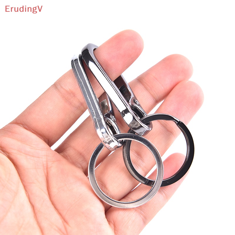 Bộ 2 Móc Khóa Kẹp Thắt Lưng Bằng Thép Không Gỉ Chống Thất Lạc