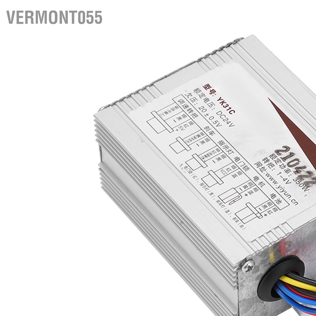Vermont055 Bộ điều khiển xe tay ga điện YK31 24V 350W động cơ kéo dây DC chải
