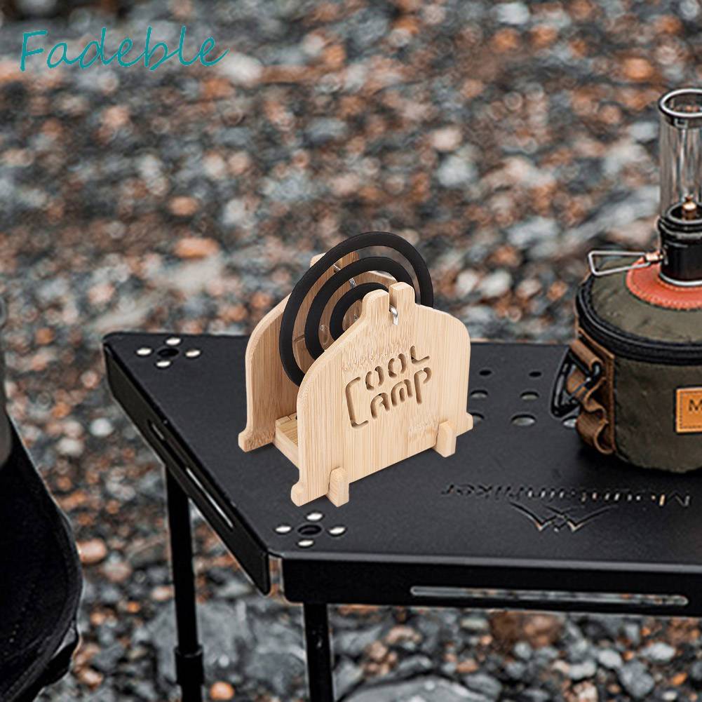 Giá Đỡ Nhang Muỗi Bằng Tre Phong Cách Cổ Điển Tiện Dụng Cho Cắm Trại