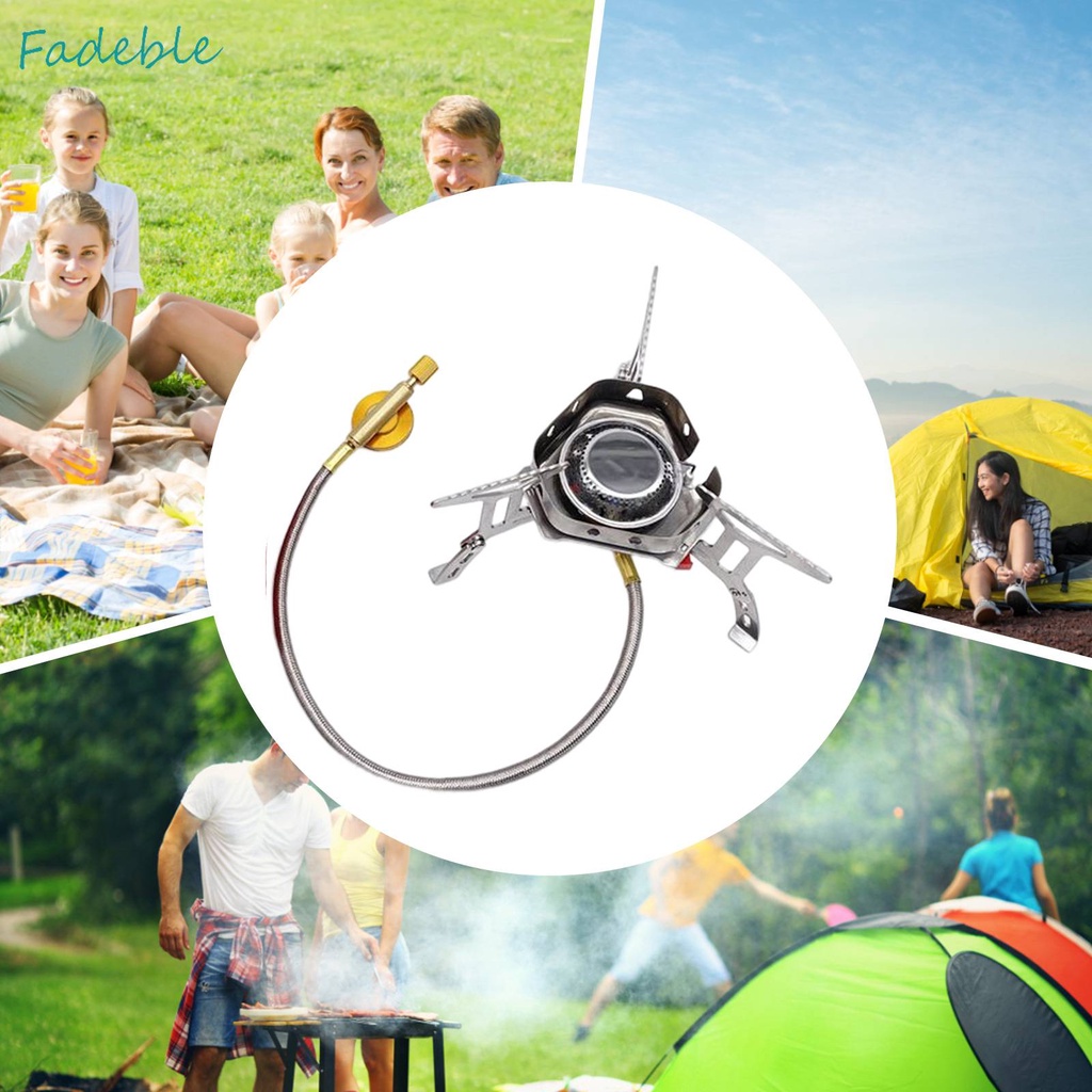 Bếp Gas Cắm Trại Siêu Nhẹ 4000W Có Thể Gấp Gọn Tiện Dụng