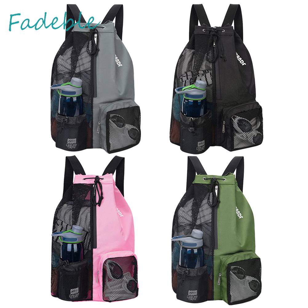 Ba Lô Thể Thao Phối Lưới Dày Dặn Có Dây Rút Tiện Lợi