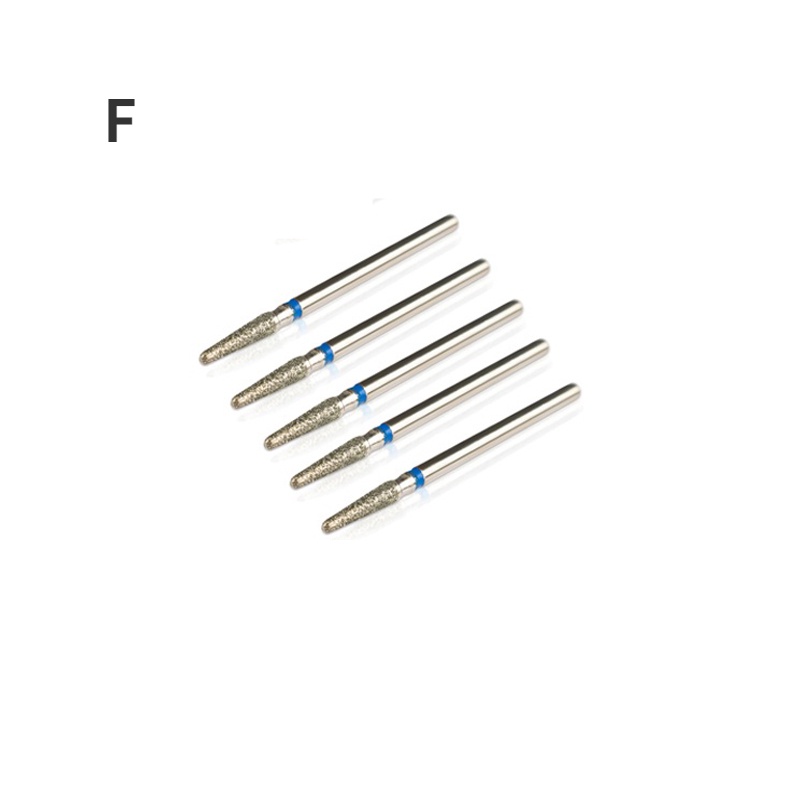 Bộ 5 Mũi Khoan Móng Tay Kim Cương Chuyên Dụng Cho Máy Mài Móng Tay