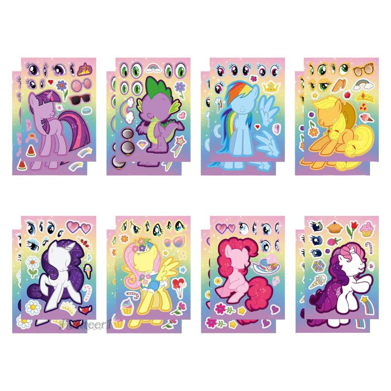 Sách Dán Hình Mặt Cười Nhiều Màu Sắc Dùng Làm Quà Tặng Cho Bé