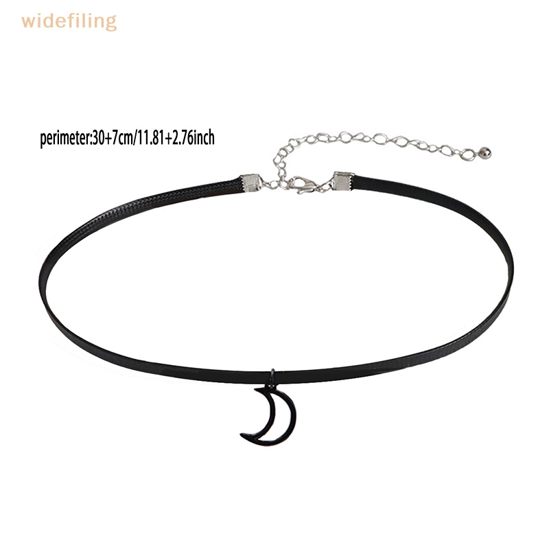 Vòng Cổ Choker Da PU Màu Đen Phong Cách Gothic Cho Nữ