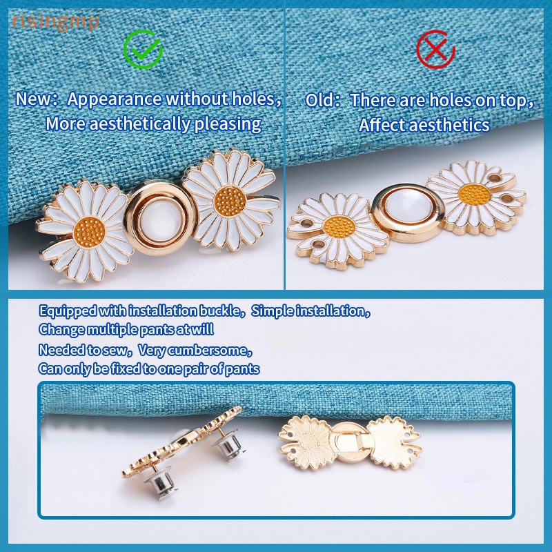 [risingmp] Nút Quần Jean Điều Chỉnh Được Không Cần May