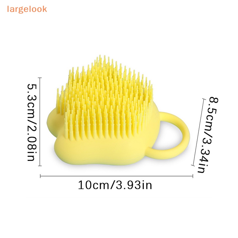 Bàn Chải Silicone Mềm Chà Massage Cơ Thể Khi Tắm