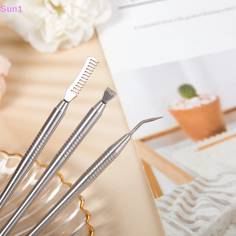 Sun1 &gt; Que Kim Loại Làm Sạch Lông Mi Trang Điểm Làm Đẹp