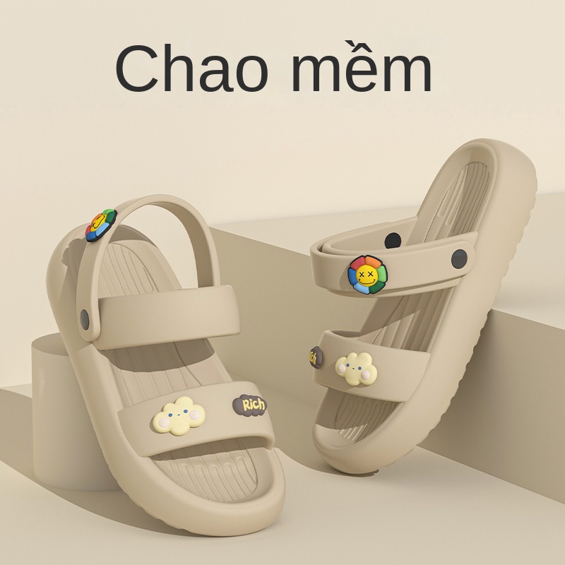 Giày Sandal Đế Dày Chống Trượt Thoáng Khí Dành Cho Nữ