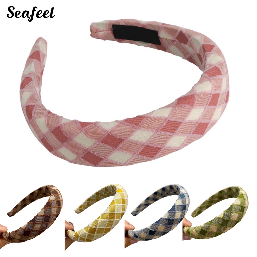 Băng Đô Cài Tóc Bản Rộng Nhiều Màu Sắc Thời Trang Cho Nữ