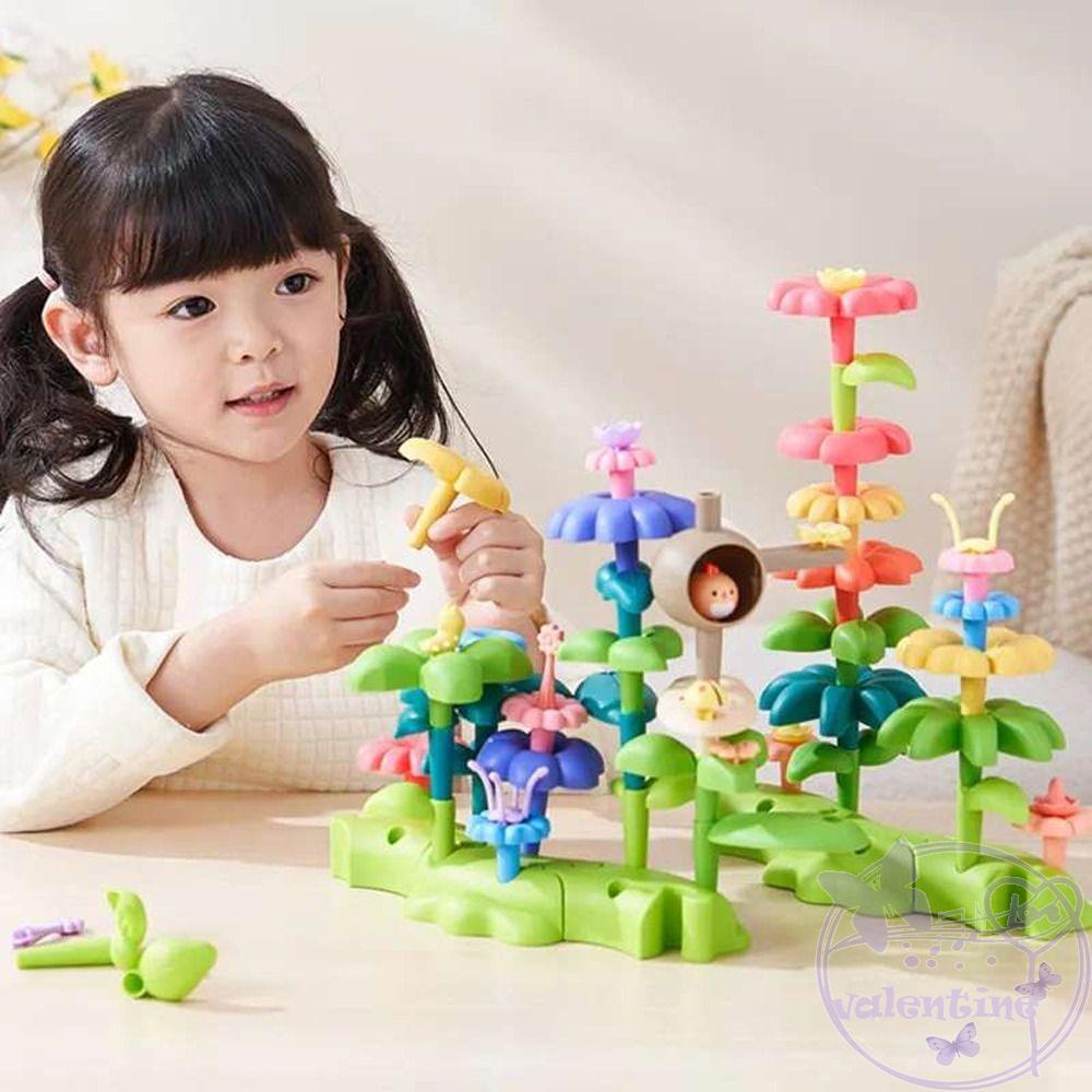 AVALENTINE Set 42 / 93 Đồ Chơi Xây Dựng Bằng Nhựa Nhiều Màu Sắc Dễ Thương Cho Bé