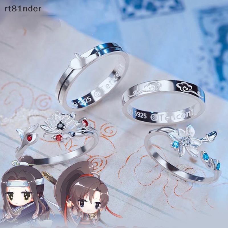 Nhẫn Cặp Unisex Hóa Trang Nhân Vật Wei Wuxian Lan Wangji Anime Grandmaster of Demonic
