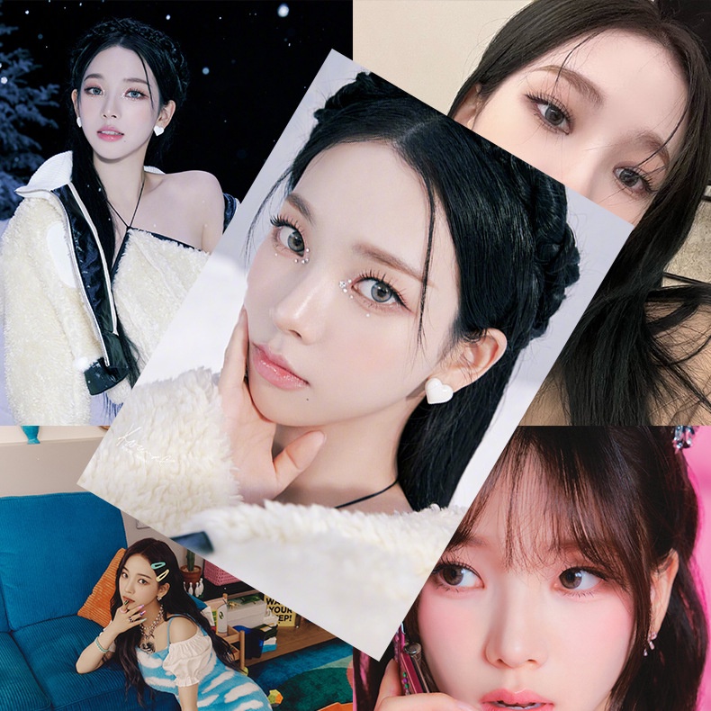 Poster HD Aespa Giấy Tráng 1 Bộ 8 tấm Ngôi Sao