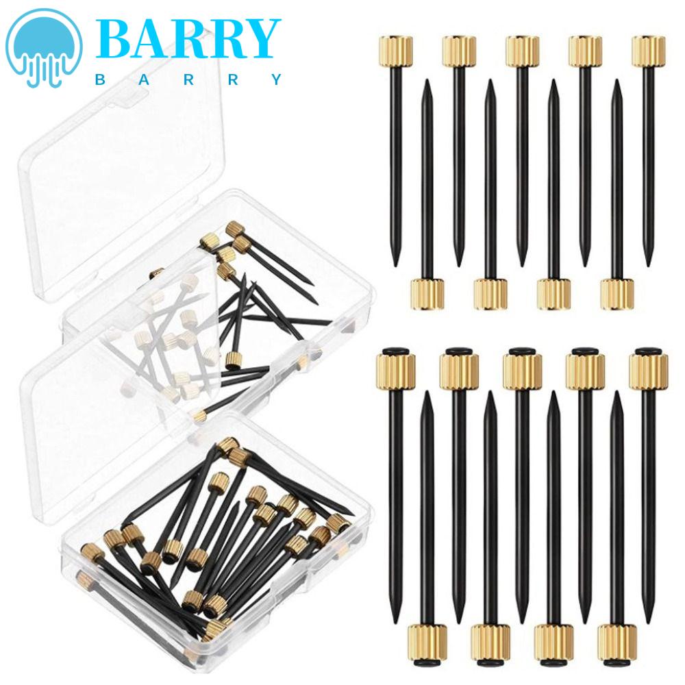 BARRY Set 25 Móc Treo Khung Ảnh Bằng Đồng Thau Mạ Vàng 4x25mm / 4x3 mm
