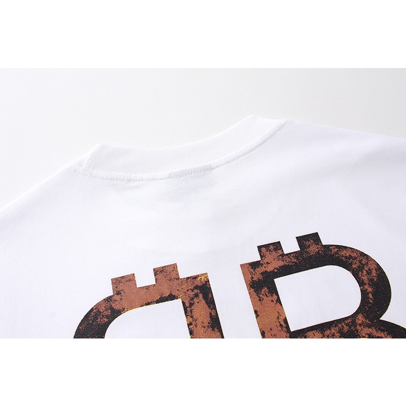 Ba-new Áo Thun Tay Ngắn Hai B Họa Tiết Graffiti Cũ