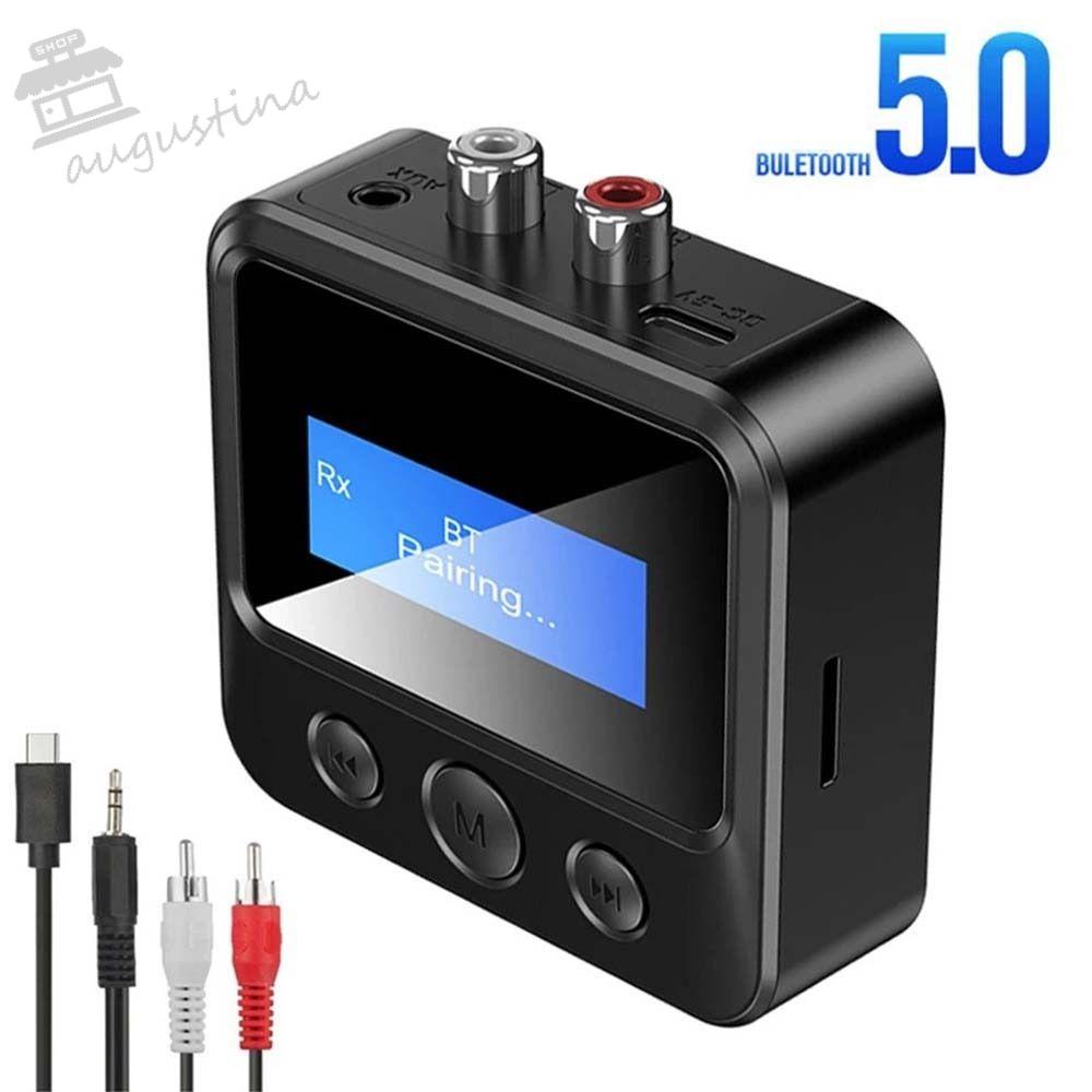 AUGUSTINA Thiết Bị Nhận Tín Hiệu Âm Thanh Bluetooth Cho Xe Hơi