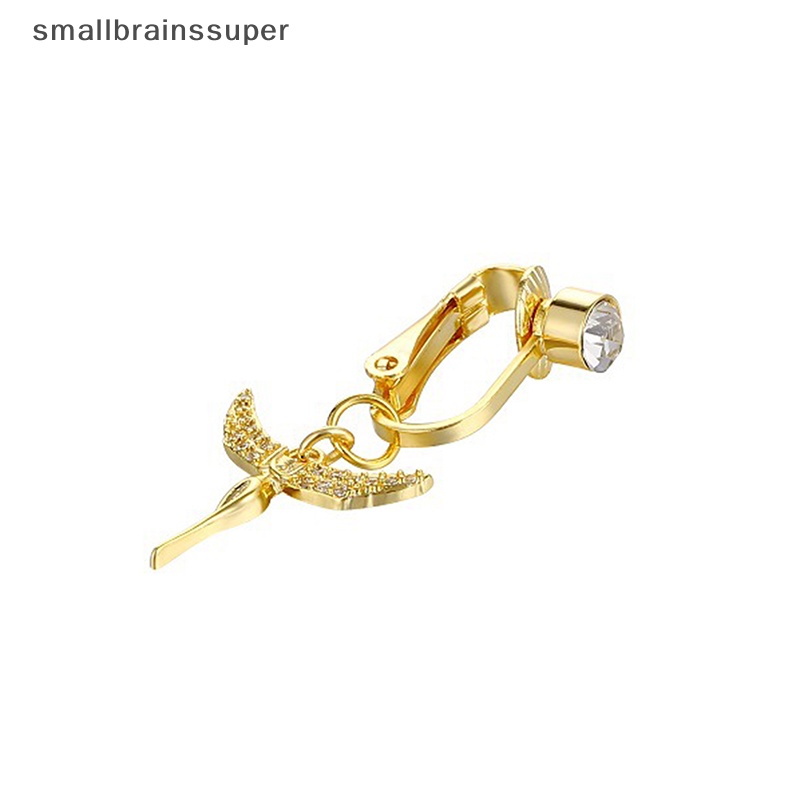 Smallbrainssuper Khuyên Rốn Giả Dạng Kẹp Hình Thiên Thần Ong Giả Trang Sức Sụn Rốn SBS