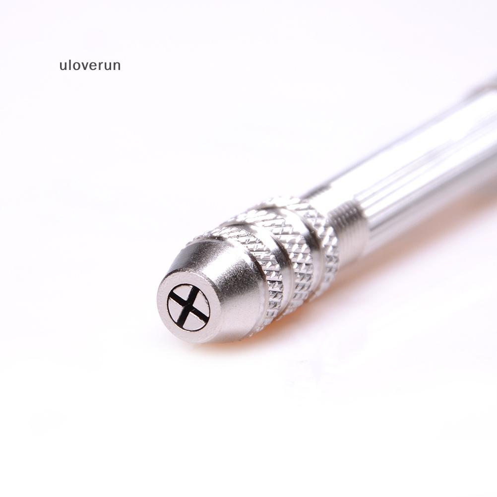 Máy Khoan Cầm Tay Mini Bằng Nhôm Kèm 10 Mũi Khoan Xoắn vn