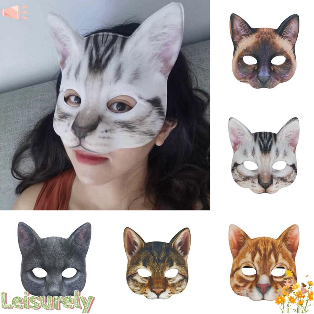 LEILY Mặt Nạ Hóa Trang Động Vật 3D Thời Trang
