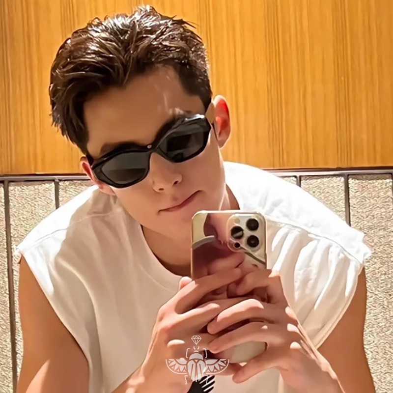 Kính Râm Nam Hàn Quốc Y2K Gọng Nhỏ