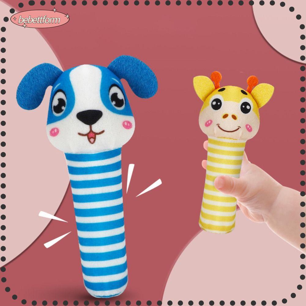 BEBETTERM Đồ Chơi Nhồi Bông Cầm Tay Xinh Xắn Dành Cho Bé 0-12 Tháng Tuổi