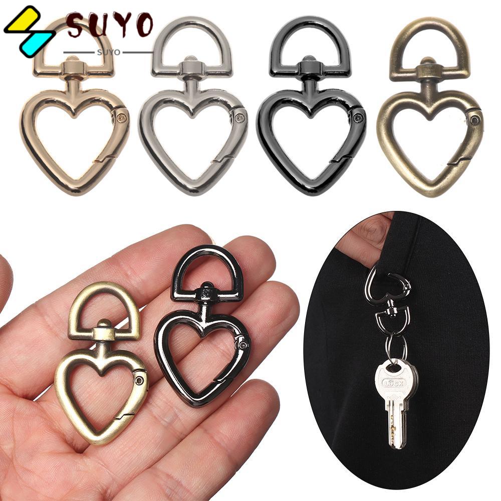 SUYO 1 / 2 / 3 / 4 Khóa Gài Túi Xách Hình Trái Tim