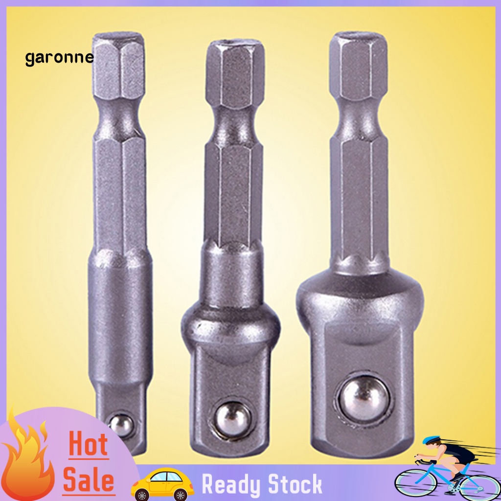 Set 3 Đầu Chuyển Đổi Mũi Khoan Lục Giác 1 / 4inch 3 / 8inch 1 / 2inch Chuyên Dụng