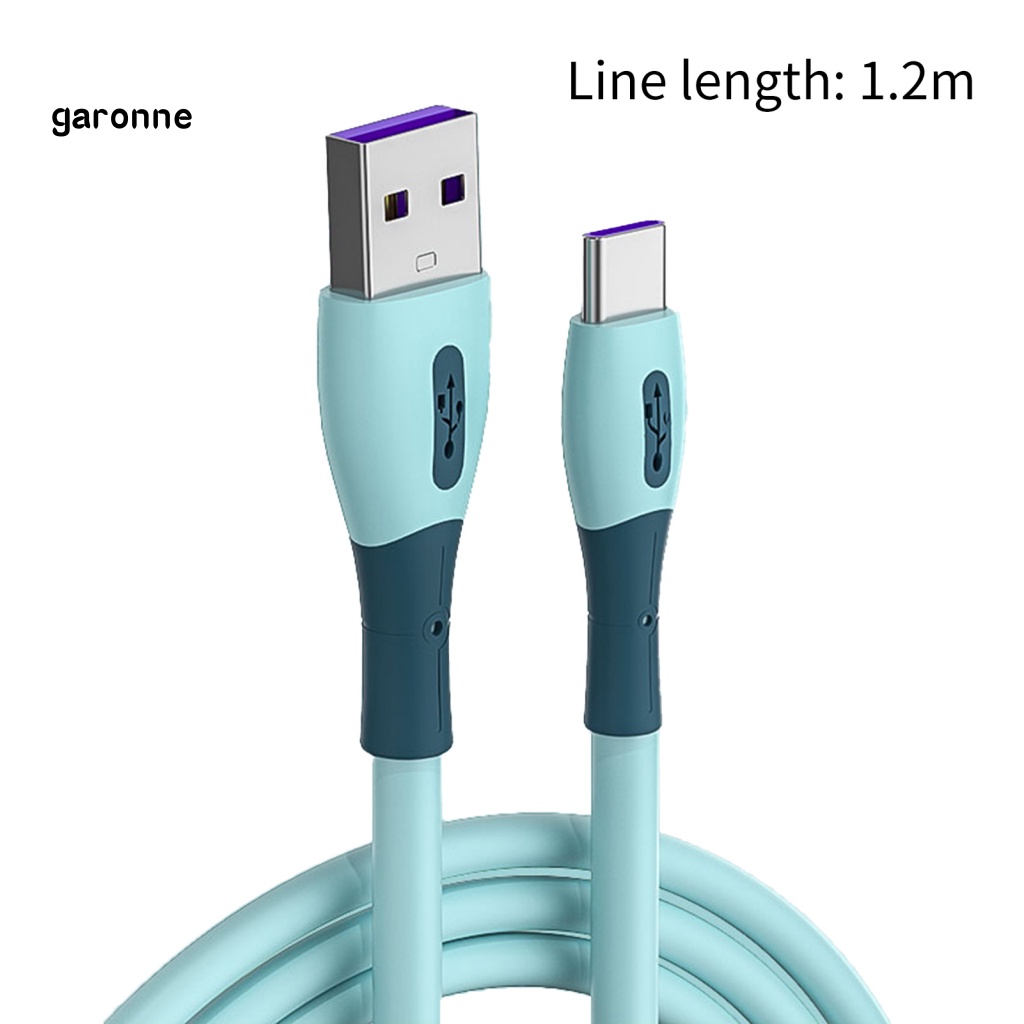 Dây Cáp Sạc Nhanh 12m 3A Bằng Silicon Cho Android / Type-C / iOS