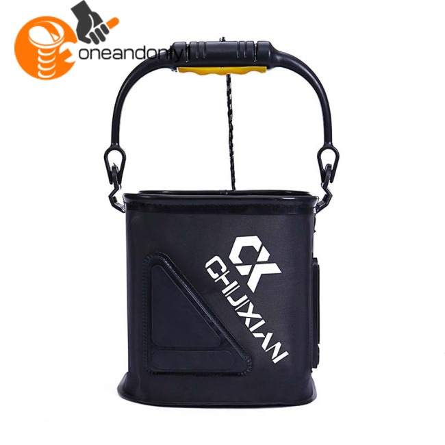 Xô Đựng Cá Mini Thiết Kế Gấp Gọn Có Tay Cầm Tiện Dụng