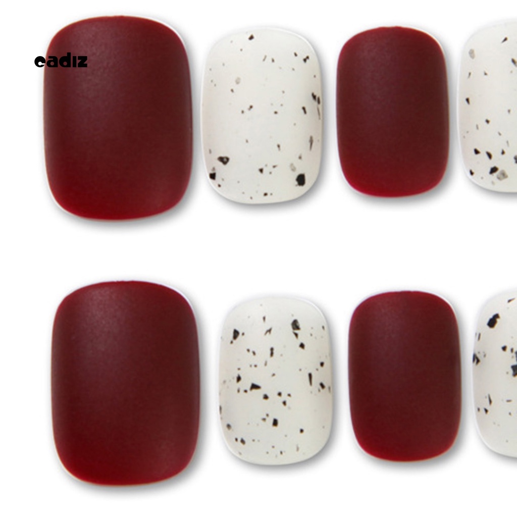 1 Bộ Móng Tay Giả Siêu Mỏng Màu Sắc Sống Động Dễ Sử Dụng DIY