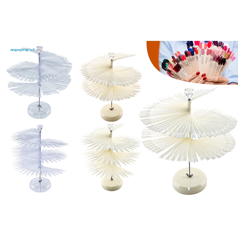 Thanh Acrylic Trong Suốt Trưng Bày Sơn Móng Tay Dạng Xoắn Ốc