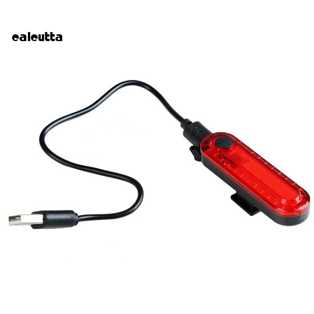 Đèn LED Cảnh Báo An Toàn Gắn Đuôi Xe Đạp Sạc USB