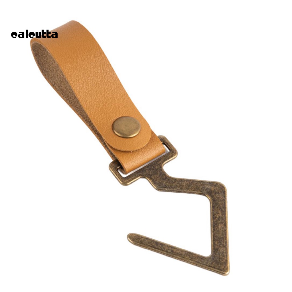 Móc Khóa Dây Da Giả Hình Chữ S Chịu Lực Cao Tháo Gỡ Nhanh Chống Mất Cho Hoạt Động Cắm Trại Ngoài Trời