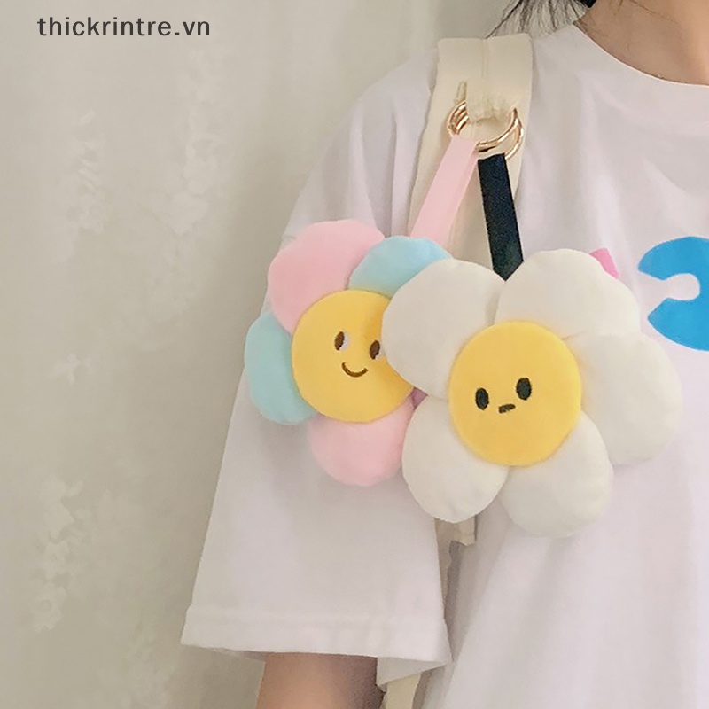 Búp Bê Nhồi Bông Hình Hoa Hướng Dương Mặt Cười 12CM Nhiều Màu Sắc Sáng Tạo