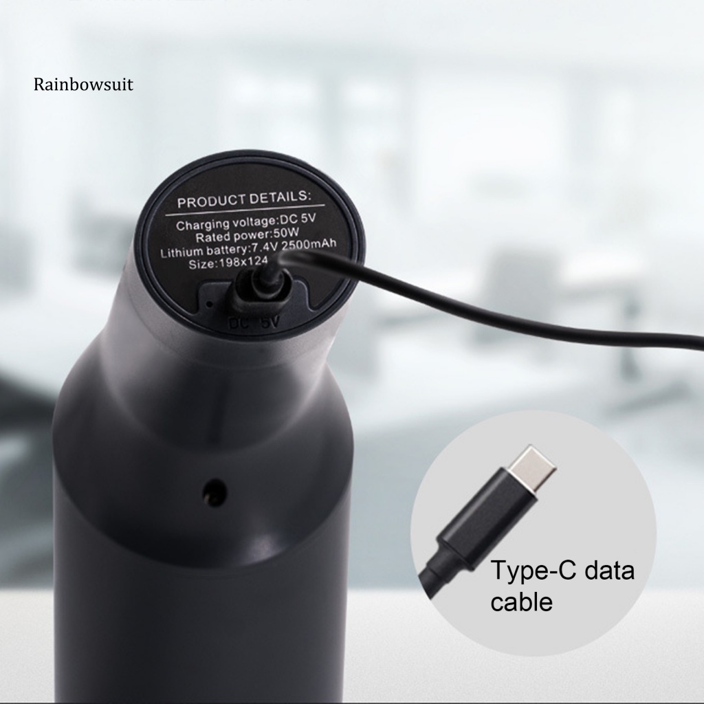 Máy Thổi Bụi Cầm Tay Không Dây Bằng ABS Có Đèn Kèm Bàn Phím