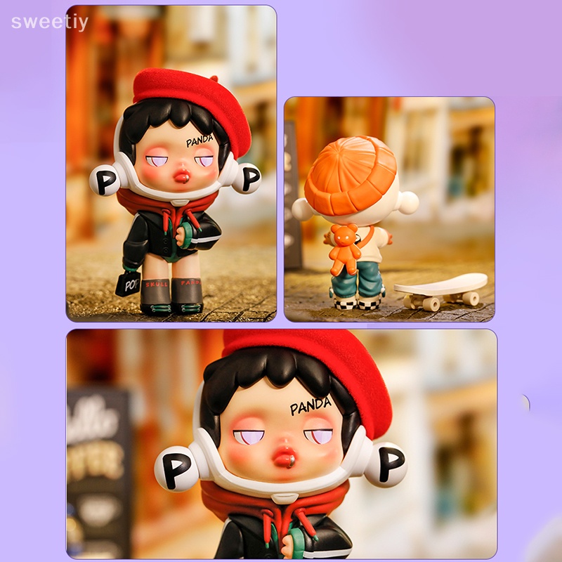 Sweetiy Đồ Chơi Mô Hình Hộp Sọ Gấu Trúc Đáng Yêu Để Bàn Cho Trẻ Em Mới