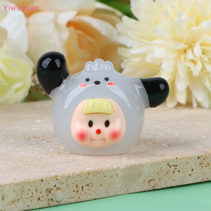 Mặt Trang Sức Hình Bé Gái Hoạt Hình 3D Mini Bằng Nhựa Resin Dễ Thương Trang Trí Ốp Điện Thoại DIY