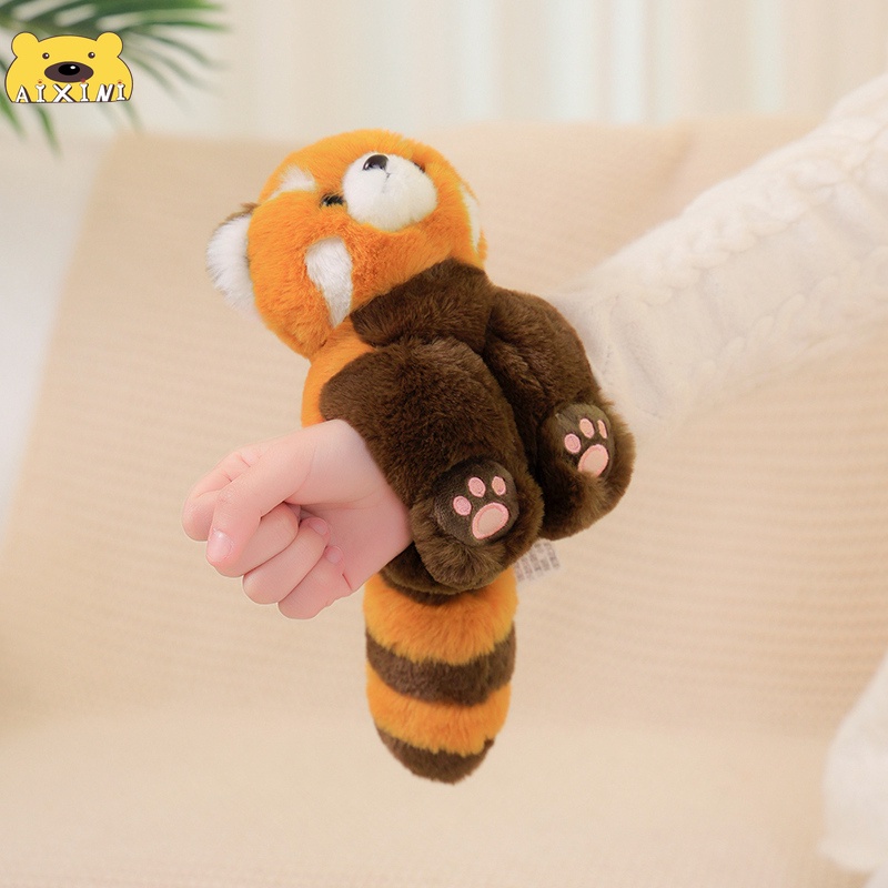 🌈Gấu Bông Vòng Tay Hoạt Hình Gấu Trúc / Thỏ / Hổ 23cm Cho Bé