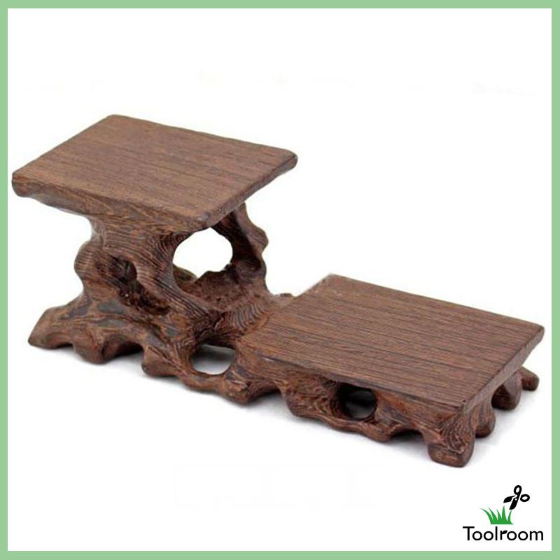 Giá Đỡ Trưng Bày Bình Trà Bằng Gỗ Phong Cách Vintage