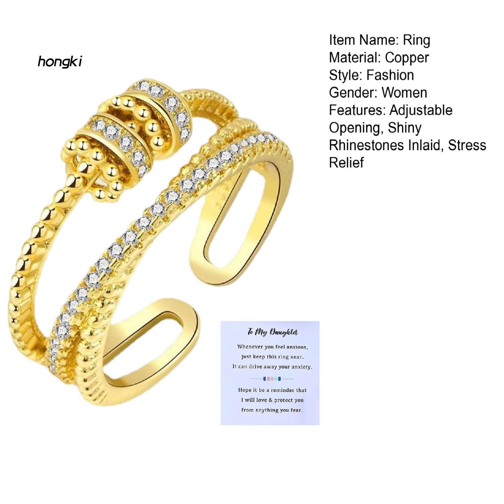 Nhẫn Hở ĐíNh Đá LấP LáNh Sang TrọNg